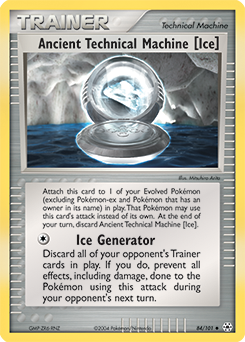 Carte Pokémon Machine Technique Ancienne [Glace] 84/101 de la série Ex Légendes Oubliées en vente au meilleur prix